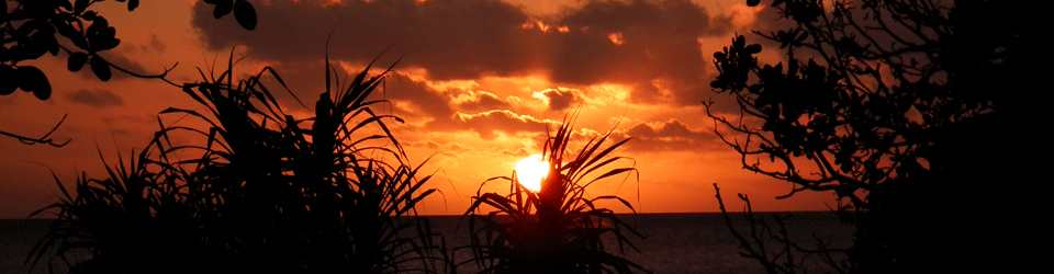 Sunset in Fiji