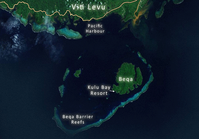 Beqa map